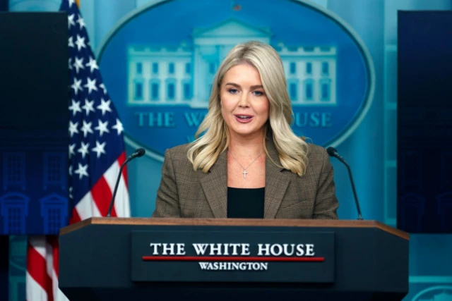 الناطقة باسم البيت الأبيض، كارولاين ليفيت