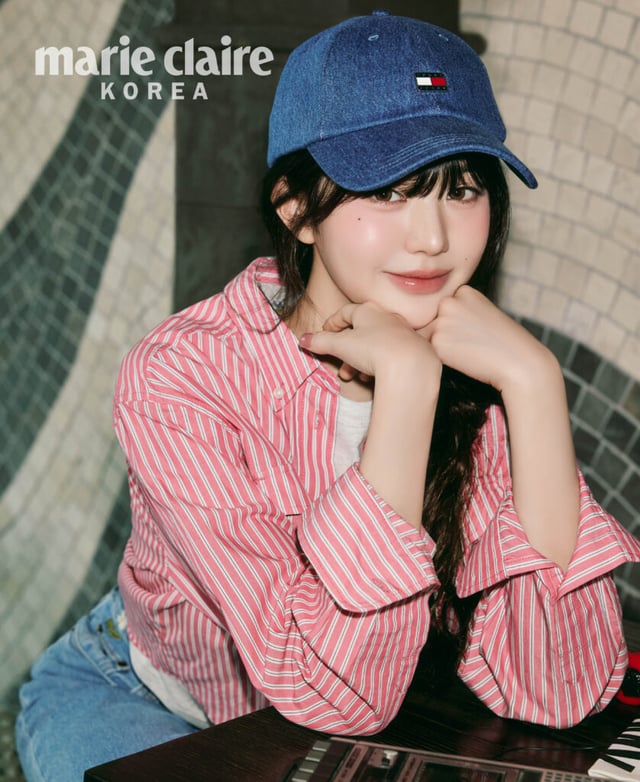 Ive Jang Wonyoung - ماري كلير كوريا (2025 Tommy Jeans Edition Edition Pictorial)