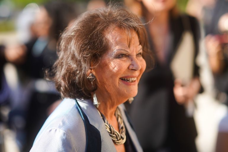 PARIS, FRANCE - JULY 02: Claudia Cardinale is seen outside Armani, during Paris Fashion Week Haute Couture Fall/Winter 2019/20, on July 02, 2019 in Paris, France. (Photo by Edward Berthelot/GC Images)