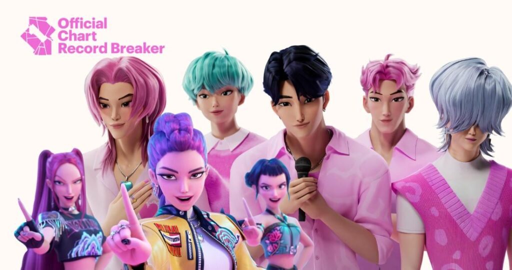 “Golden” لـ Huntr/X و Ejae و Audrey Nuna & Rei Ami من KPOP Demon Hunters يقضي أسبوعها السابع في المرتبة الأولى على مخطط الفردي الرسمي في المملكة المتحدة "Golden" لـ Huntr/X و Ejae و Audrey Nuna & Rei Ami من KPOP Demon Hunters يقضي أسبوعها السابع في المرتبة الأولى على مخطط الفردي الرسمي في المملكة المتحدة