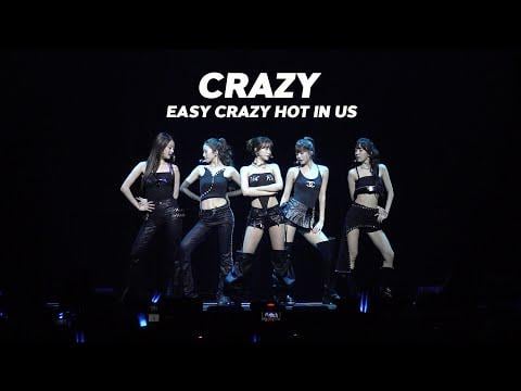 250927 LE SSERAFIM - Crazy (Stage Cam) @ 2025 LE SSERAFIM TOUR "Easy Crazy Hot" فينا