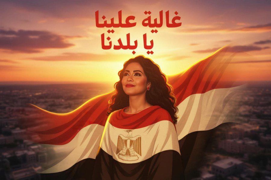 بوستر أغنية شيرين عبد الوهب الجديدة (إكس).