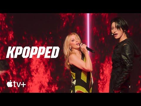 Kylie Minogue & Ateez (Seonghwa ، Yunho ، Wooyoung ، Jongho) - لا يمكن أن يخرجك من رأسي @ Kpopped | Apple TV+