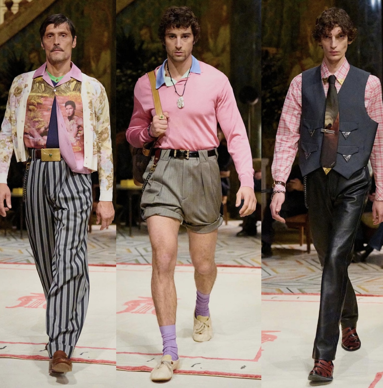 عرض فرساتشي للنساء والرجال -ربيع وصيف 2026 (إنستغرام)