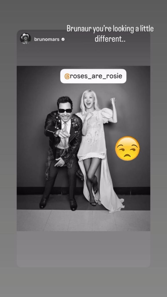 250924 تحديث قصة Rosé IG