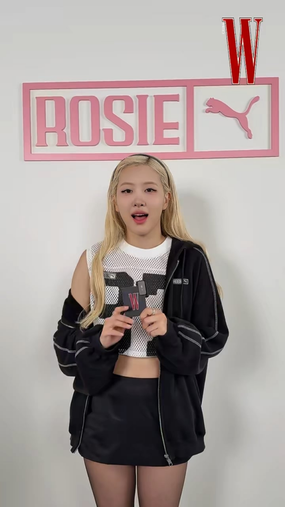 Rosie @ Rosé X Puma حدث في شنغهاي