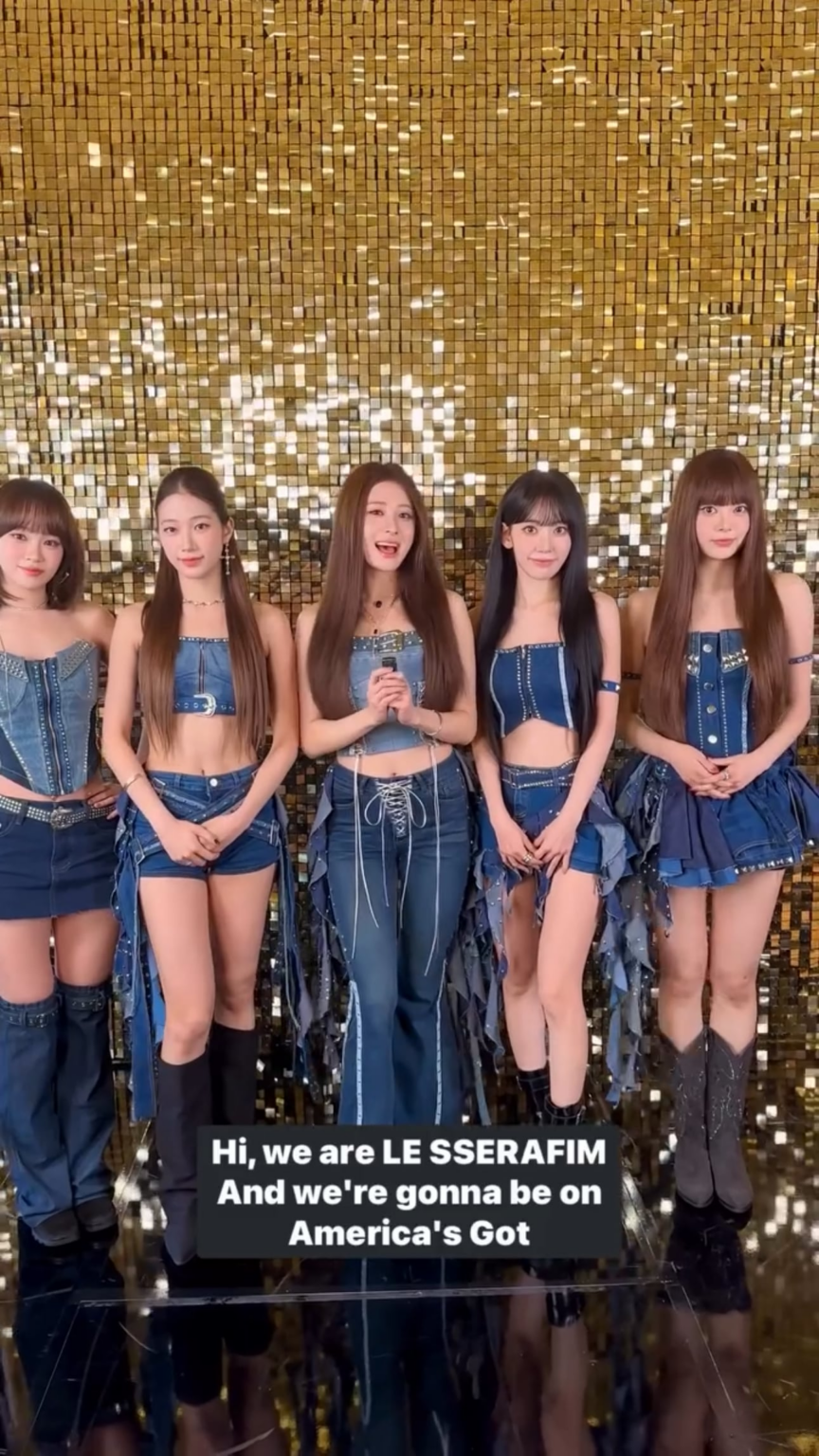 250911 America's Got Talent Instagram Update مع Le Sserafim