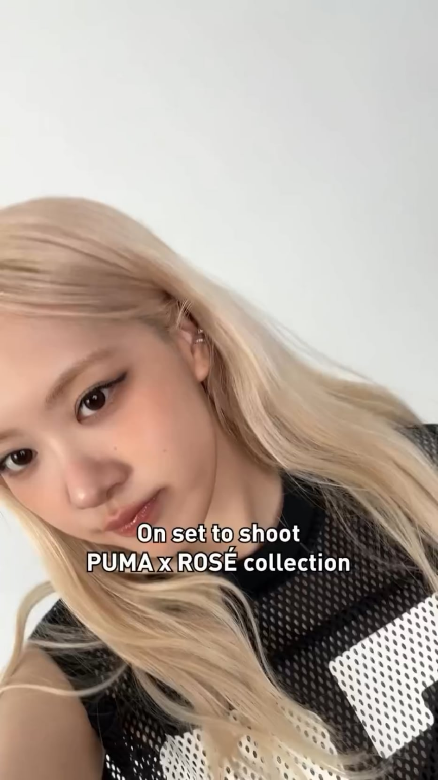 250906 Pumaxrosé 'Rosie Collection' | على مجموعة لتصوير