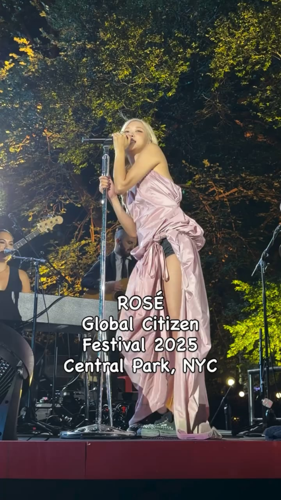 250927 Rosé - 'Apt.' Live @ Global Citizen Festival NYC