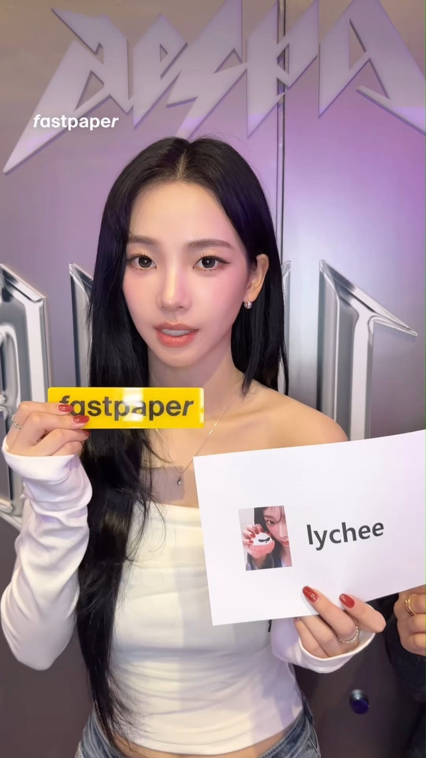 250905 تحديث Instagram السريع مع AESPA - لذلك ، بعد حل وسط ... ⚡ توصلنا إلى اتفاق مع AESPA ، الذي التقينا به في "Spotify My Vault" Lychee؟ ليتش؟ يصل؟ غني ~؟ ماذا اختار AESPA؟