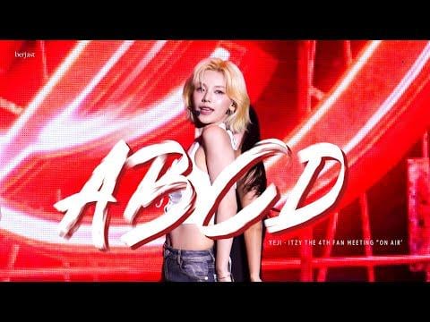 250923 Berjast Youtube Update - ABCD - غلاف Yeji Itzy اجتماع المروحة الرابعة "على الهواء"