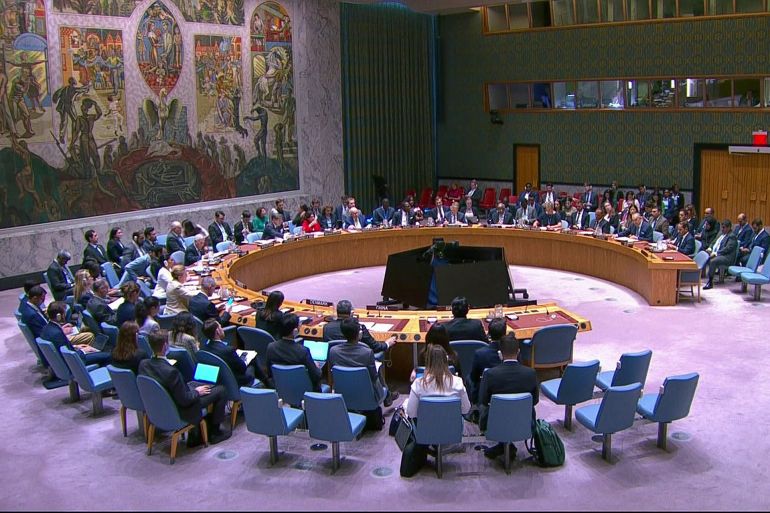 جلسة مجلس الأمن حول الإعتداء الإسرائيلي على قطر