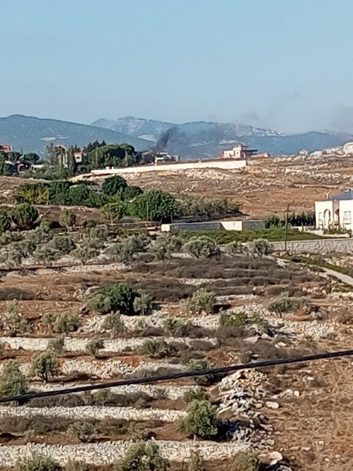 استهداف في ميفدون جنوبي لبنان (تواصل اجتماعي).