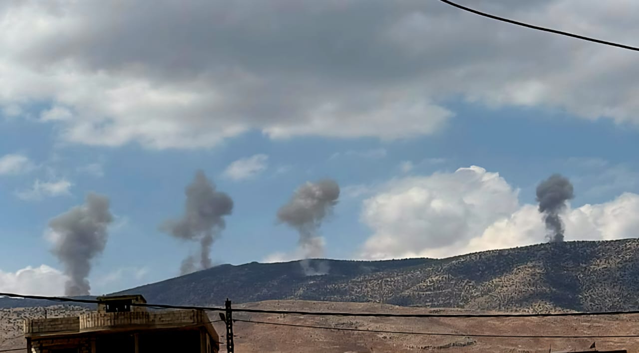 غارات إسرائيلية تستهدف جرود السلسلة الغربية لجبال لبنان في الهرمل (مراسلة النهار). 