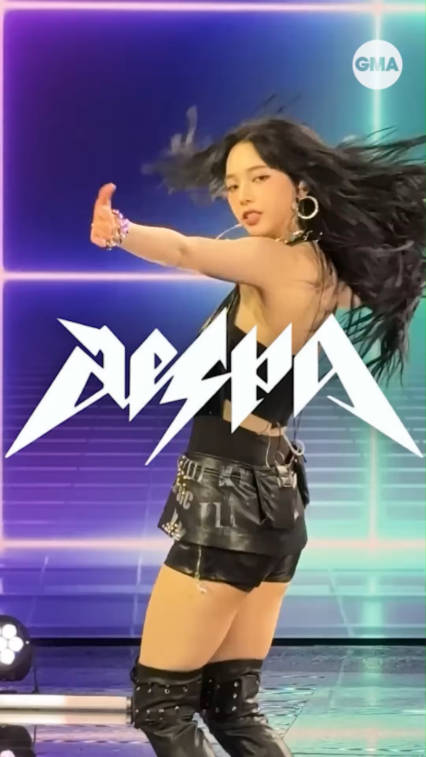 250913 Good Morning America Instagram Reels Update with AESPA - قضاء اليوم في GMA مع AESPA ⚡