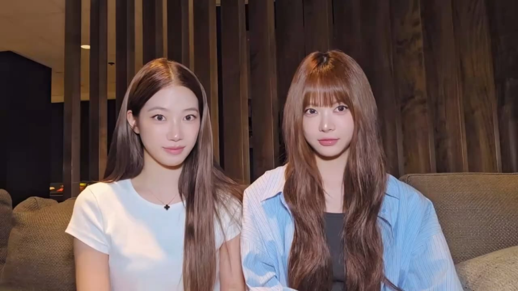 250917 تحديث Le Sserafim Tiktok مع Kazuha و Hong Eunchae - · ˚ ༘ ₊ ₊₊