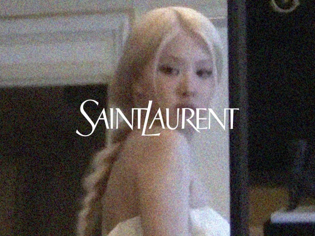 Rosé at YSL FW25 PFW