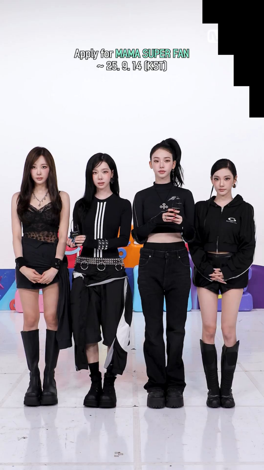 250911 Mnet Mama Tiktok Update مع AESPA - [#2025MAMA ] اليوم هو اليوم المثالي لتكون من محبي ماما سوبر! تقدم الآن! 💙 ترشيح تحيزك لفئة اختيار المشجعين ، واستمتع بمزايا خاصة!