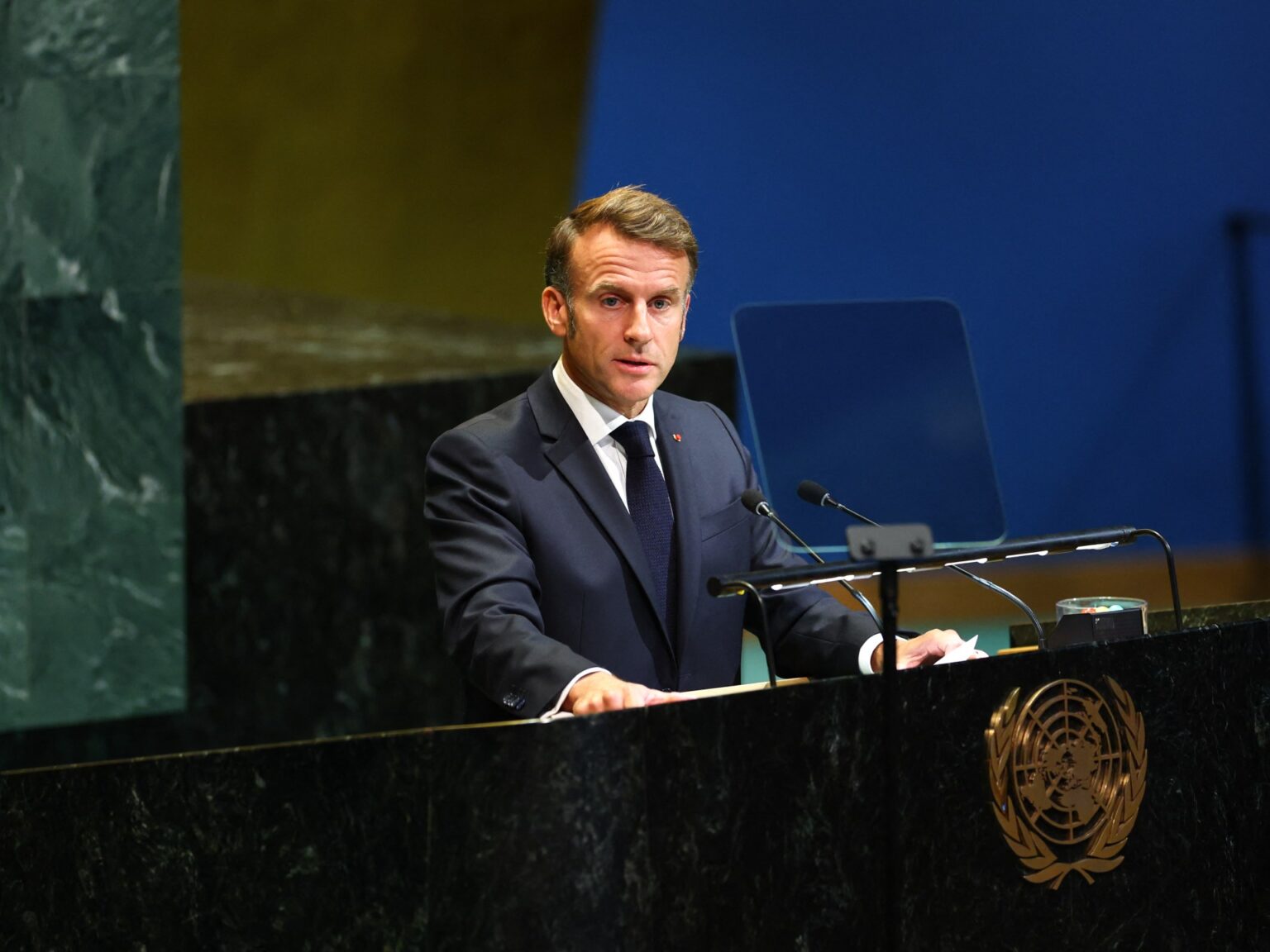 ماكرون يعلن اعتراف فرنسا رسميا بدولة فلسطين | أخبار