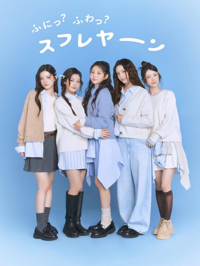 illit – Uniqlo Soufflé Yarn (صورة دعابة حملة) illit - Uniqlo Soufflé Yarn (صورة دعابة حملة)