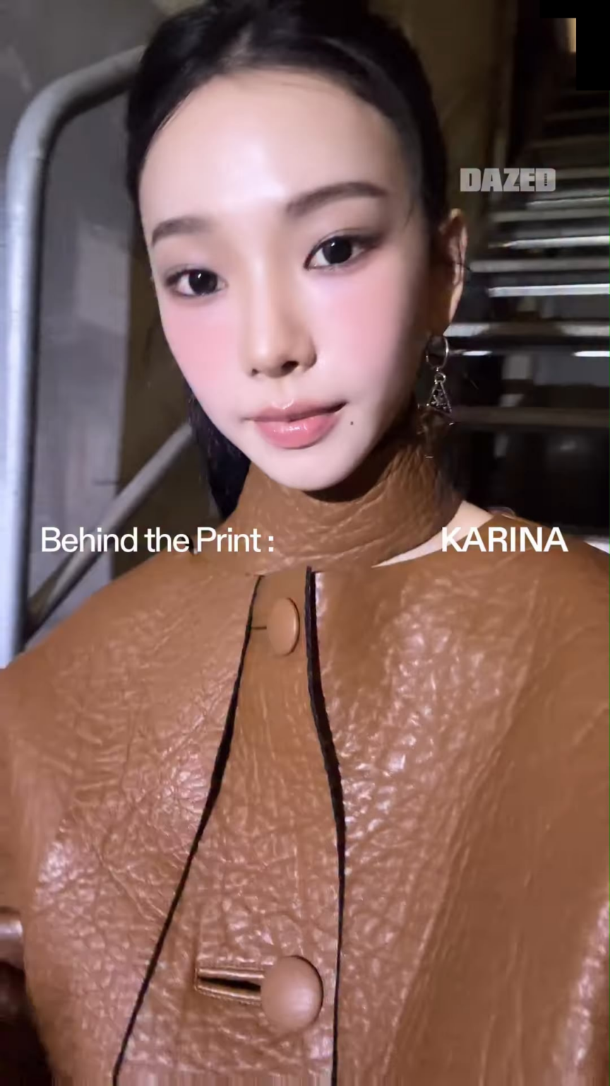 250917 تحديث Dazed Korea Instagram - كارينا ، "المرأة الغنية" ، ترتدي مجموعة FW25 من Prada في عدد أكتوبر من