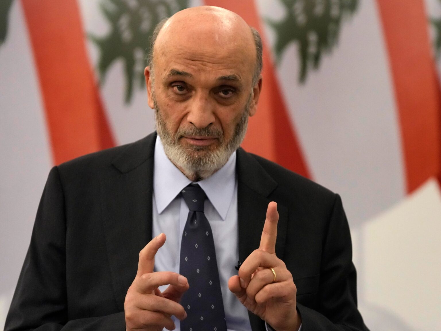 جعجع: سلاح حزب الله جلب الدمار والخراب للبنان | أخبار