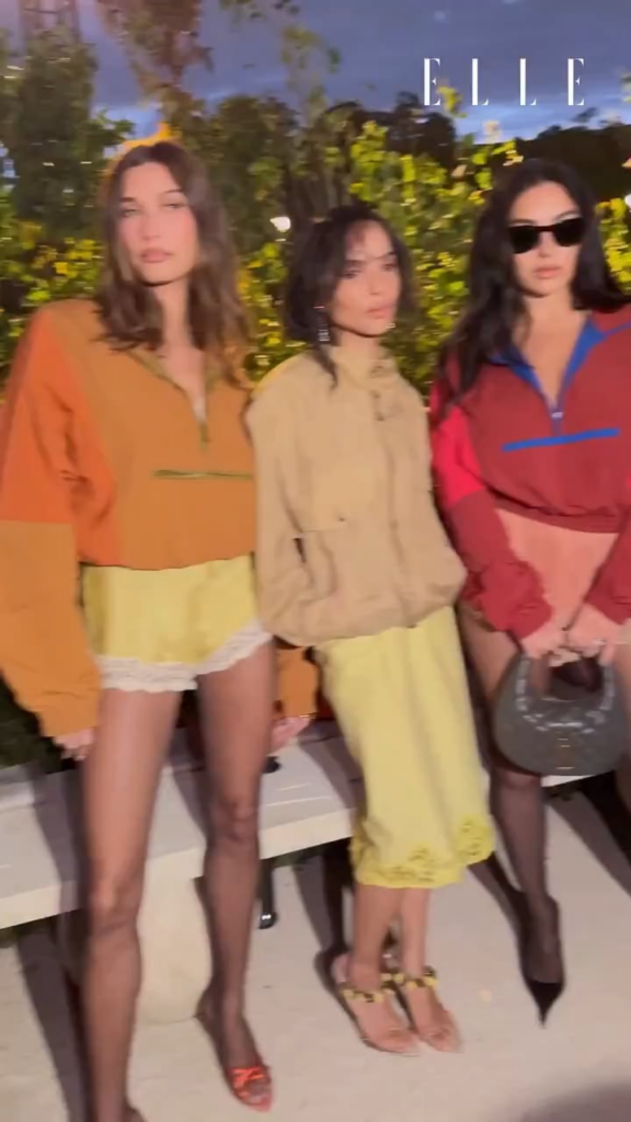250929 Rosé W/ Charli XCX ، Hailey Bieber & Zoë Kravitz @ Saint Laurent Paris Week