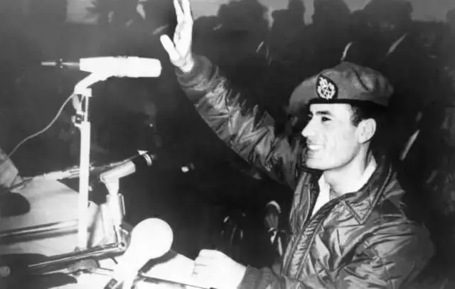 القذافي عقب انقلابه عام 1969