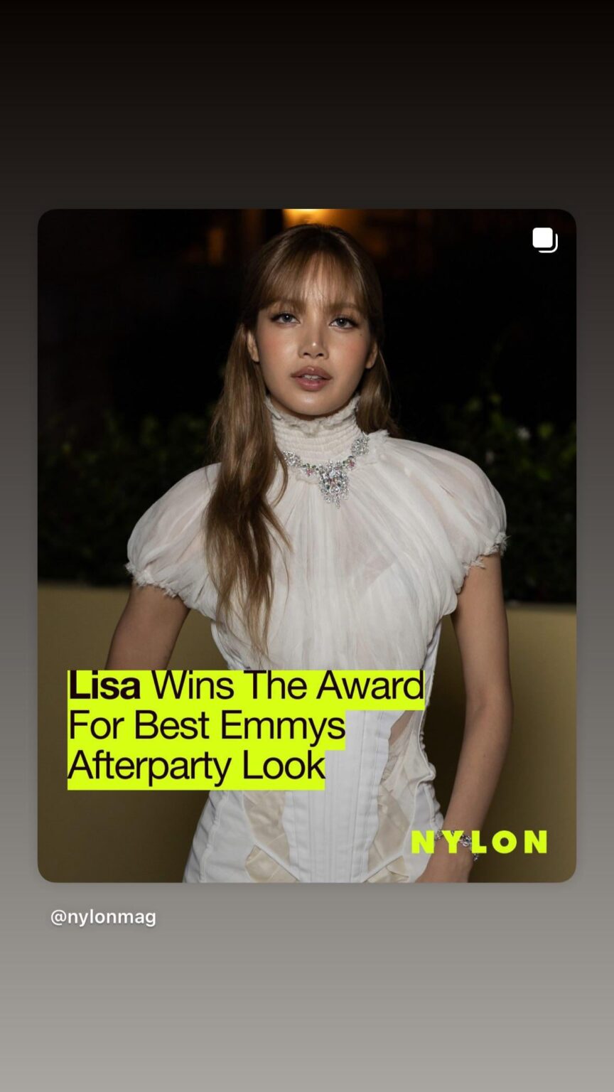 250916 ليزا (Lloud) تحديث قصة IG