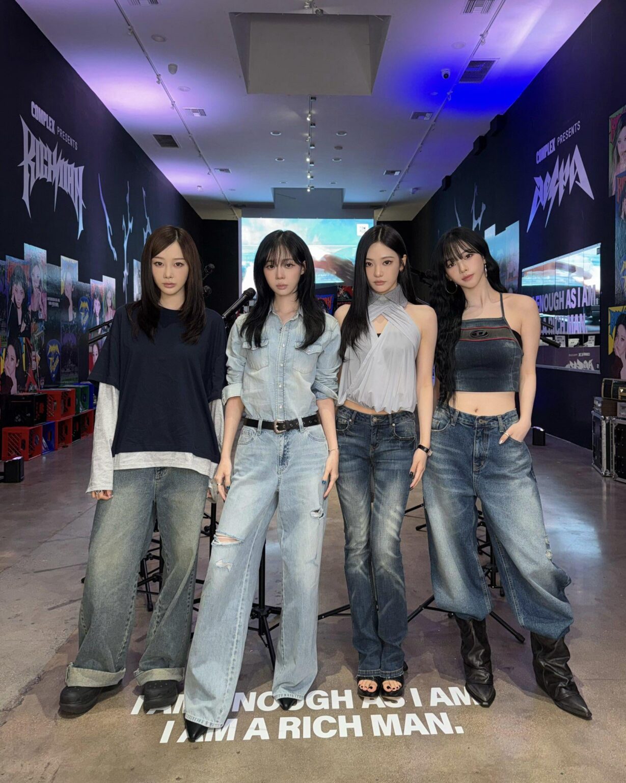 250917 AESPA Twitter Update - 'Rich Man' Pop -up @ Complex LA ، تأكد من زيارة وانتزاع Merch الخاص بك بينما تستمر الإمدادات!