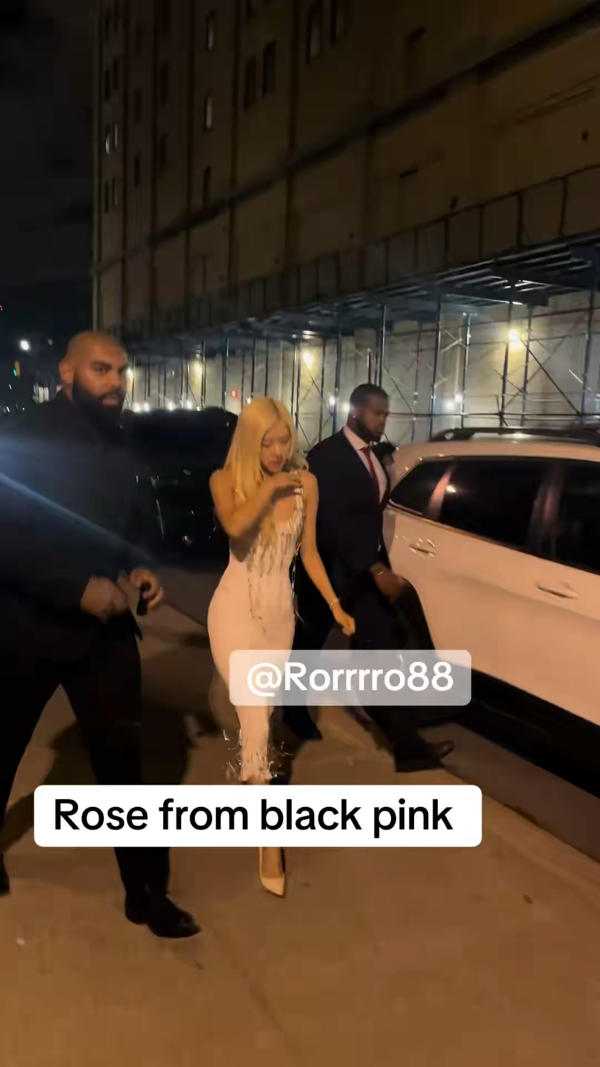 rosé @ 2025 MTV VMAS Afterparty