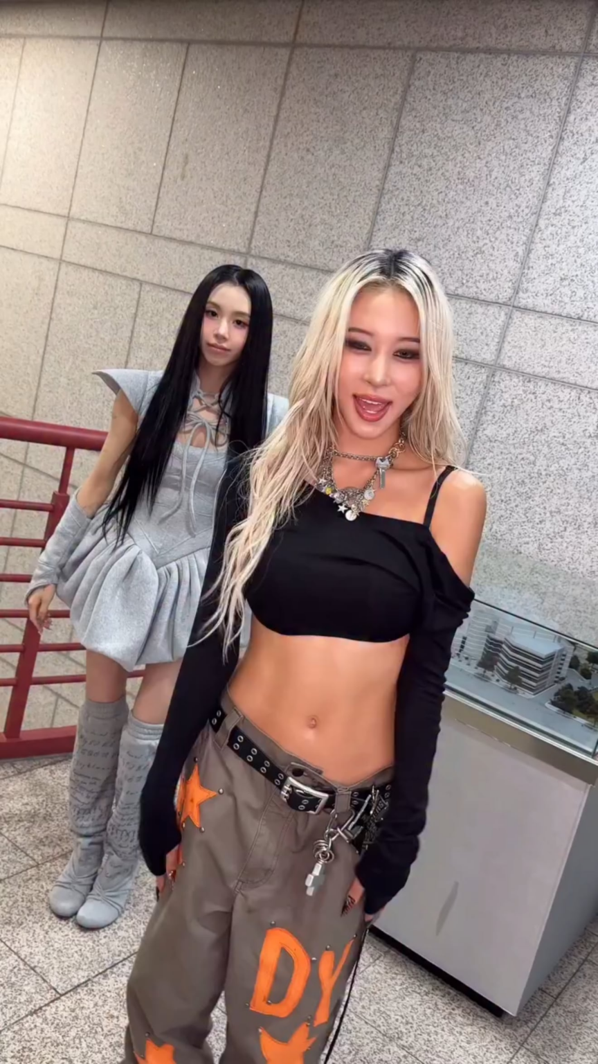 250916 Dayoungism Instagram Reels Update - Chaeyoung's "Body" Challenge with WJSN Dayoung