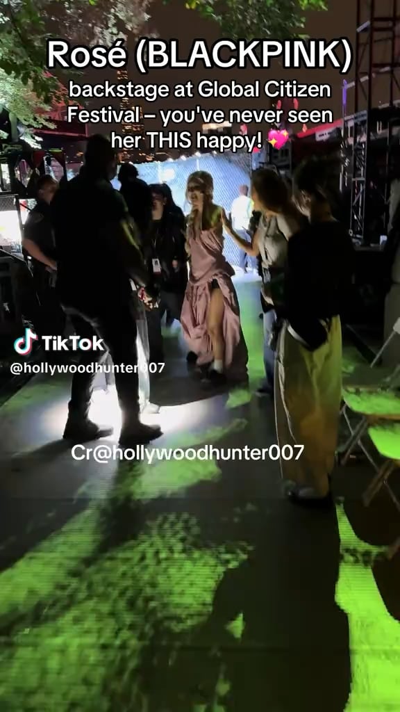 250929 وراء الكواليس في Global Citizen مع Rosé