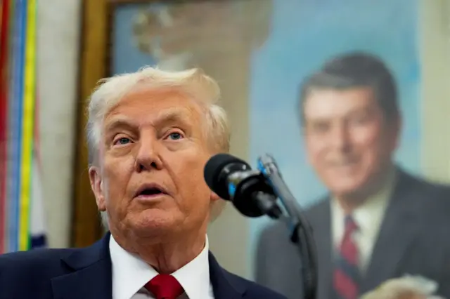 الرئيس الأمريكي دونالد ترامب في 30 سبتمبر/أيلول 2025.