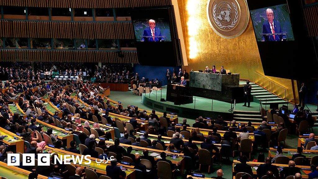 قادة العالم من الأمم المتحدة: مطالبات بوقف حرب غزة ودعم لأوكرانيا ورفض لـ”هيمنة شريعة الغاب”، وترامب يثير الجدل بخطاب حطّم الرقم القياسي قادة العالم من الأمم المتحدة: مطالبات بوقف حرب غزة ودعم لأوكرانيا ورفض لـ"هيمنة شريعة الغاب"، وترامب يثير الجدل بخطاب حطّم الرقم القياسي