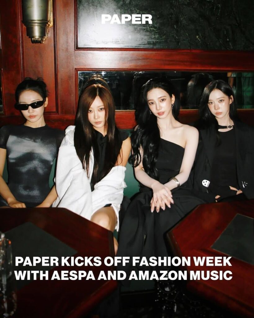 250913 Paper Magazine Instagram Update مع AESPA