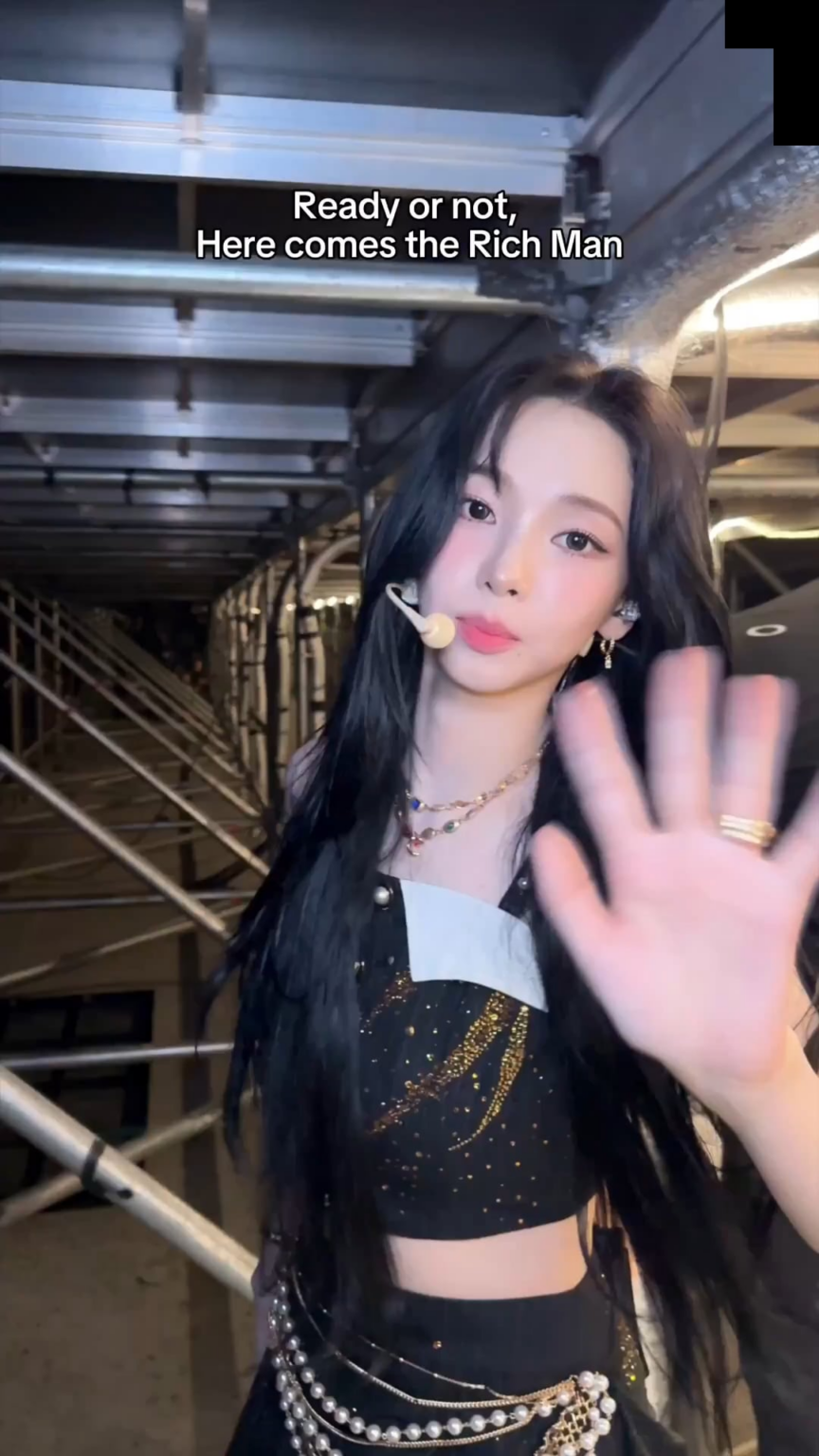 250901 تحديث AESPA Tiktok - لا يمكن أن تنتظر الرجل الغني ⚡