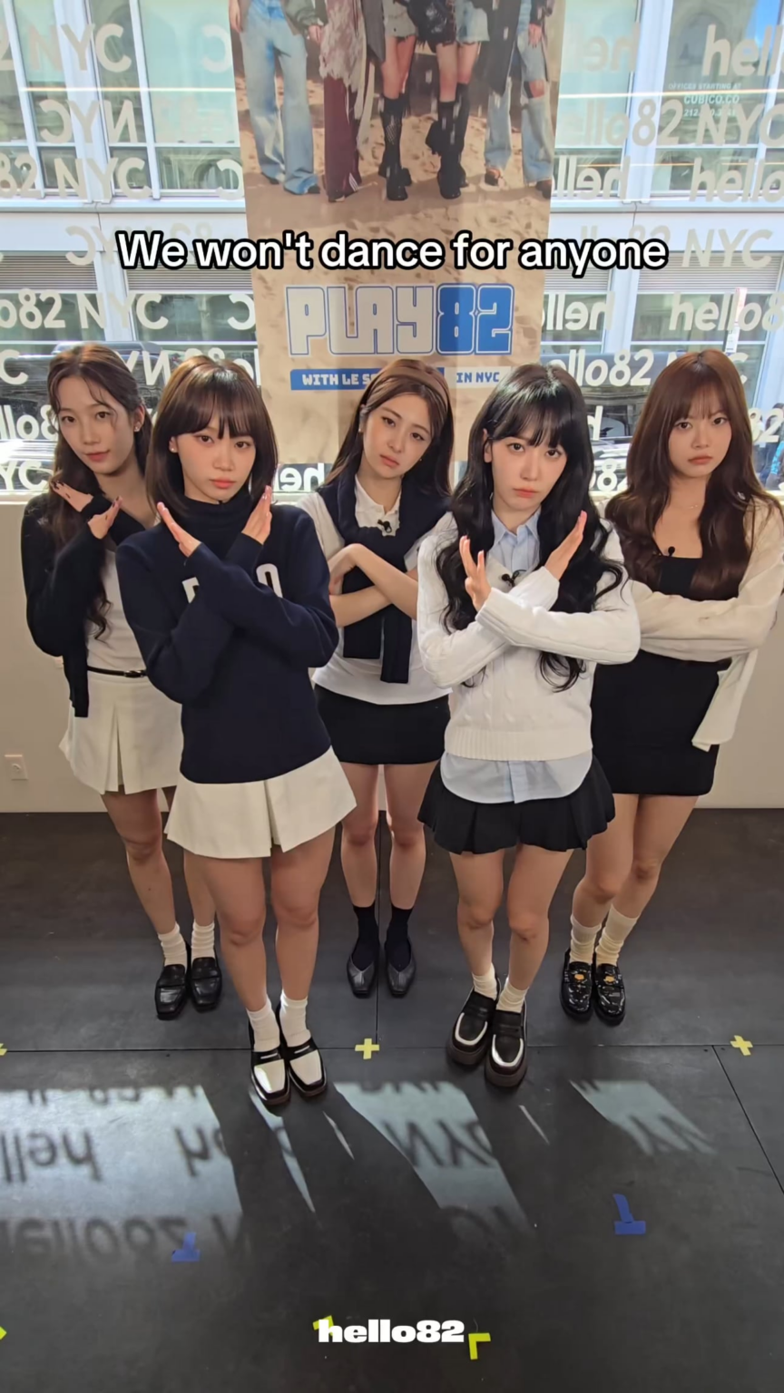 250902 Hello82 NYC Twitter Update مع Le Sserafim