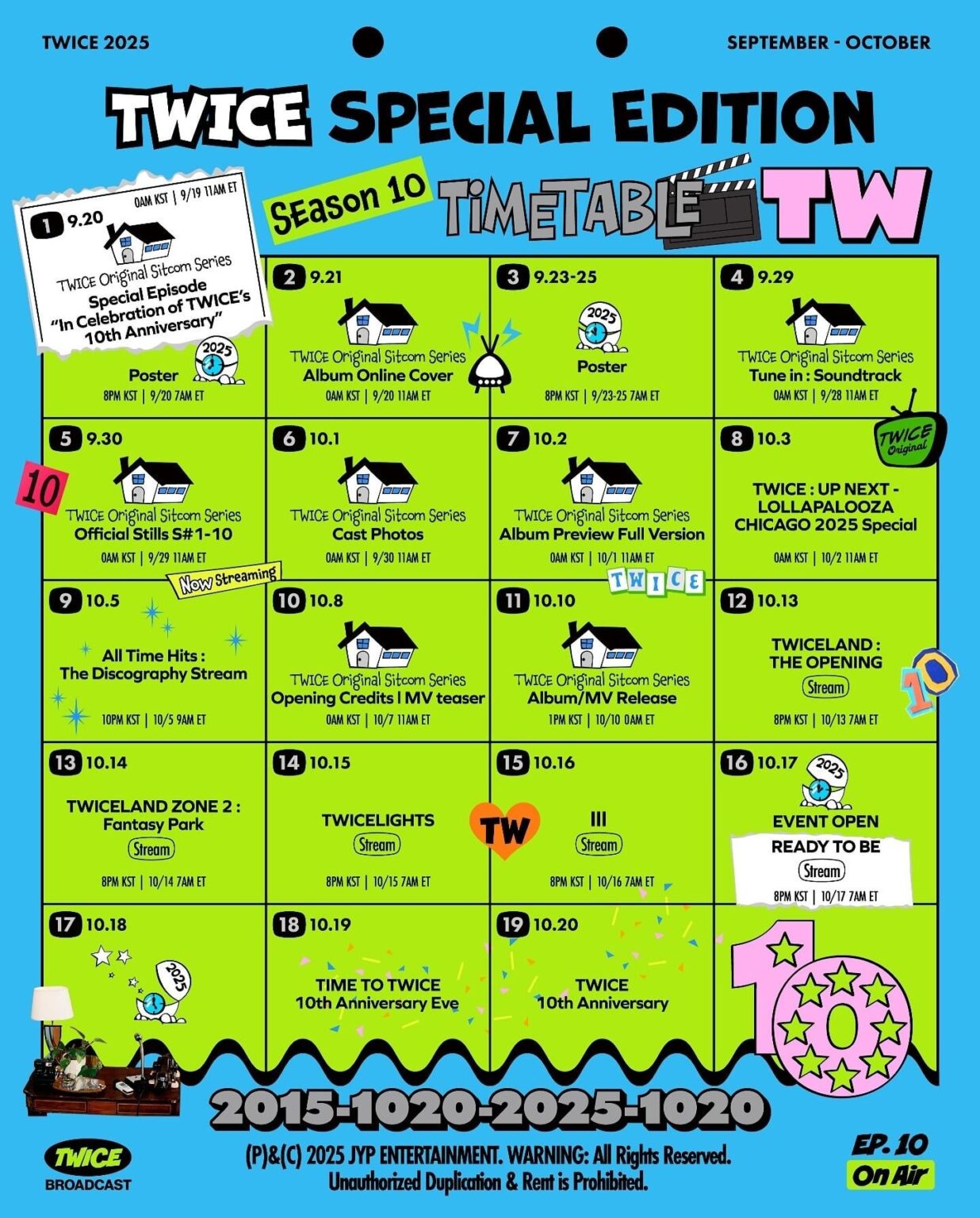 250919 تحديث Instagram - الإصدار مرتين خاصين "الموسم 10" الجدول الزمني 🎉 الإصدار على 🎉 2025.10.10 Fri 1pm kst/0am et