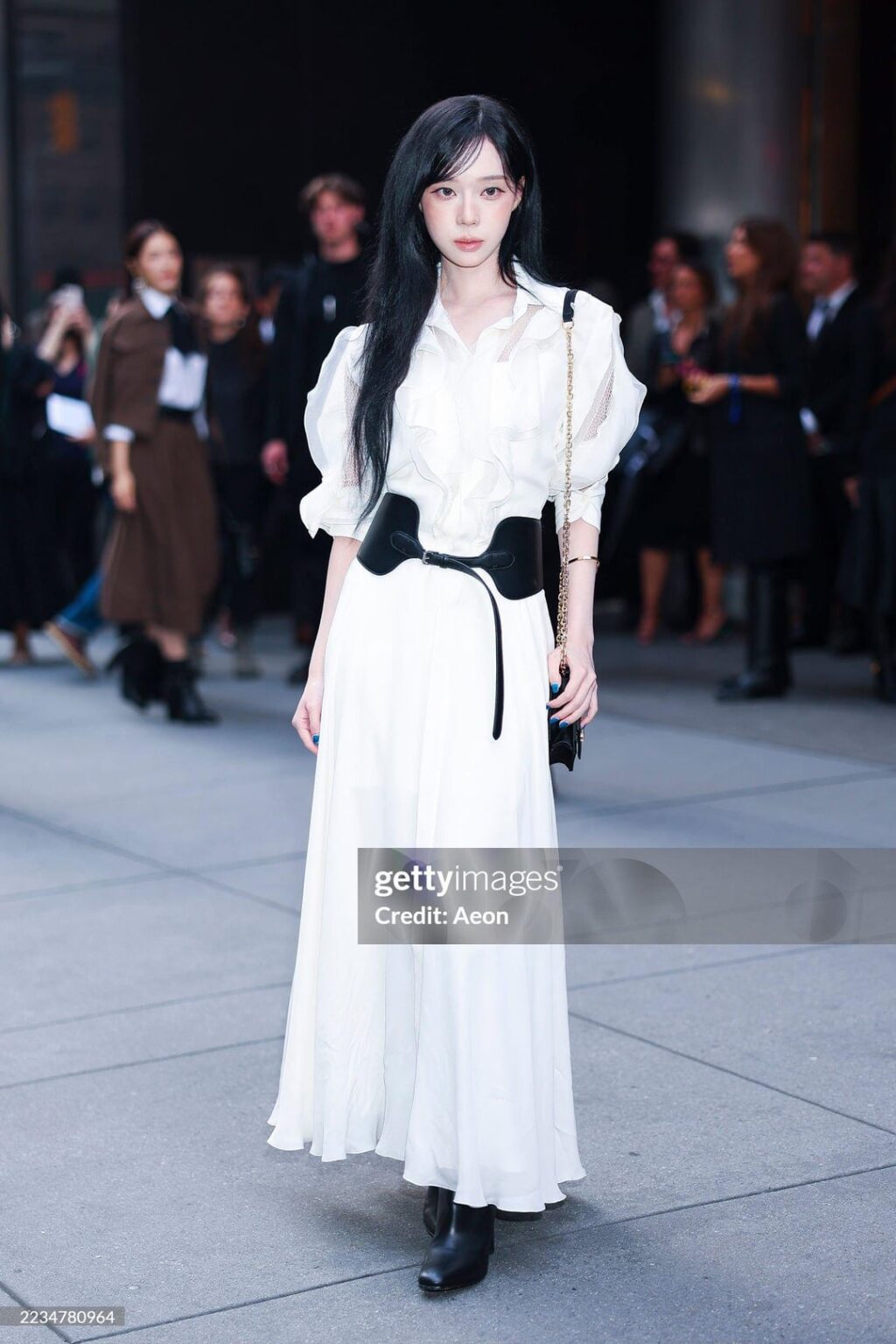 250911 شتاء في عرض رالف لورين "ربيع 2026 للسيدات" لأسبوع الموضة في نيويورك (Getty Images)