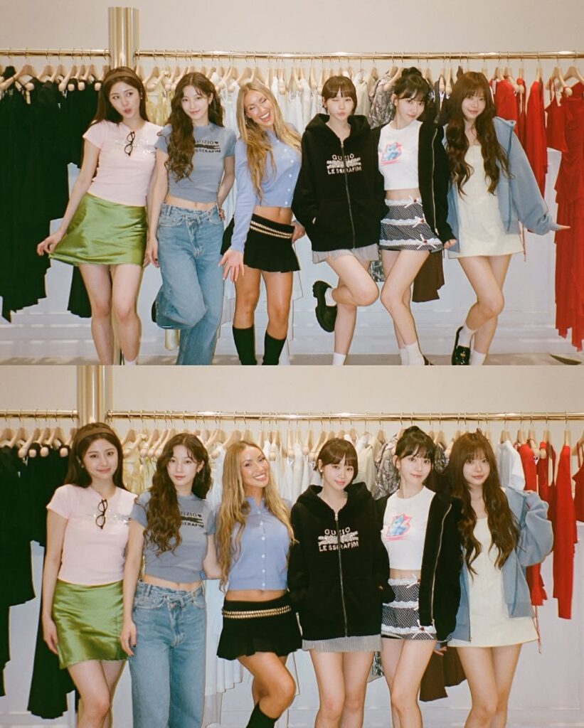 250904 Danielle Guizio (مؤسس "Guizio") تحديث Instagram مع Le Sserafim