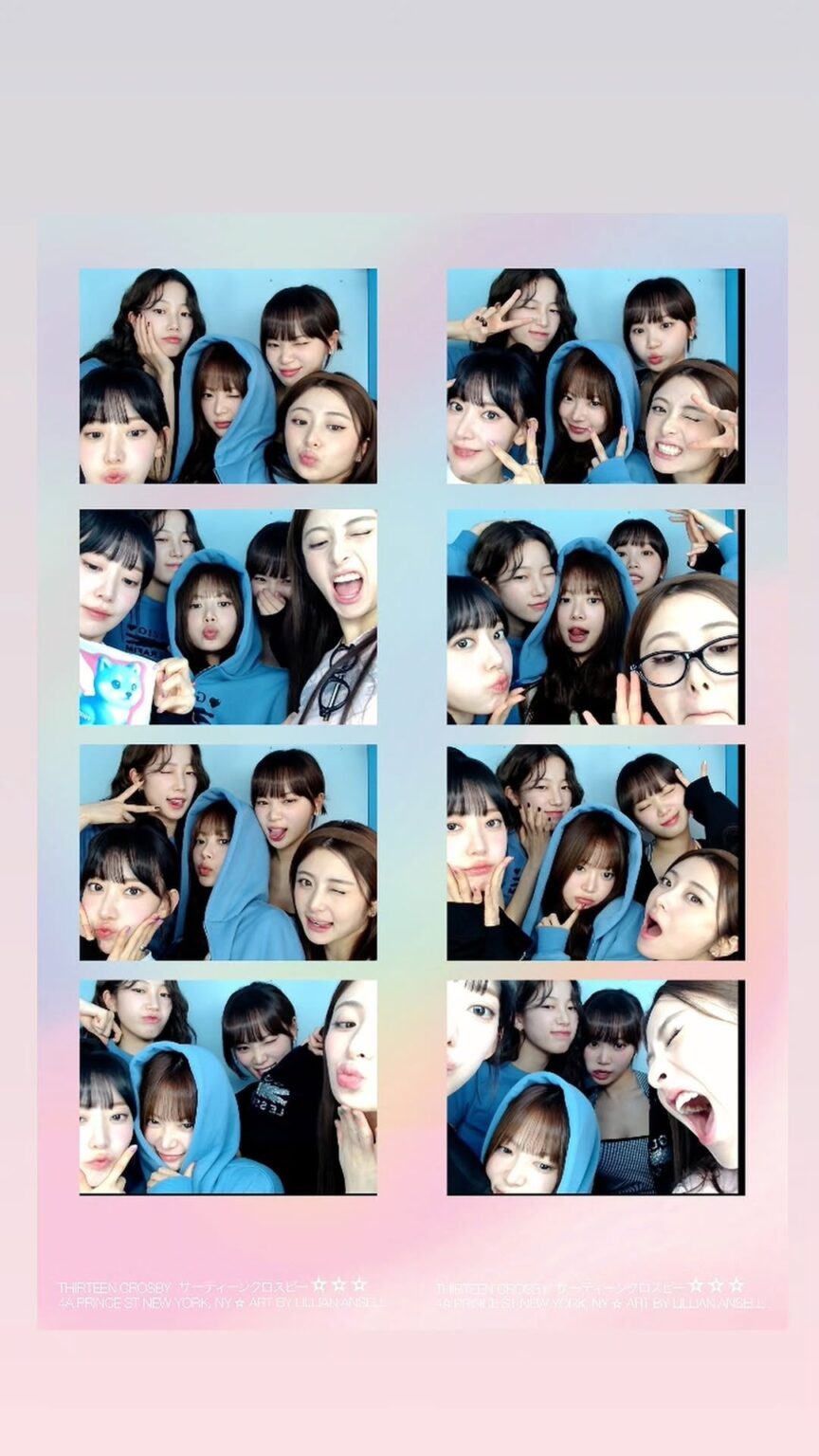 250903 Huh Yunjin Instagram Stories Feat. Le Sserafim