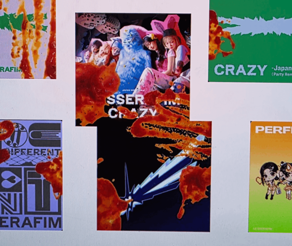 هل حاول أي شخص مطابقة بقع الصلصة في أغلفة ألبوم Lesserafim و PFPs؟