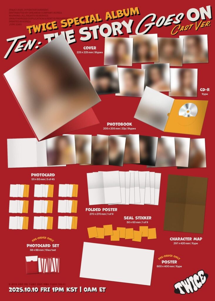 250922 Twitter Update - Twice Special Album Ten: The Story Goes On Album Preview