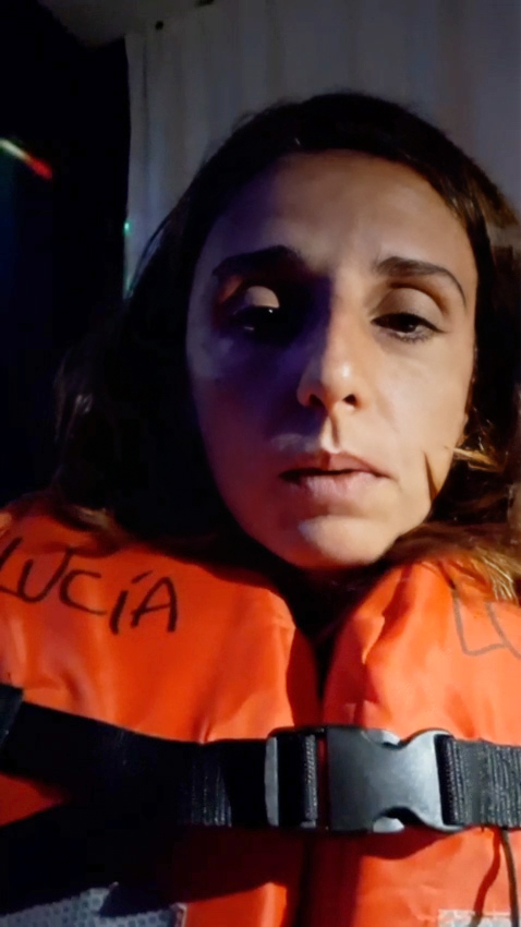 ***داخلية*** النائبة السابقة والعضو في حزب "بوديموس" لوسيا مونوز