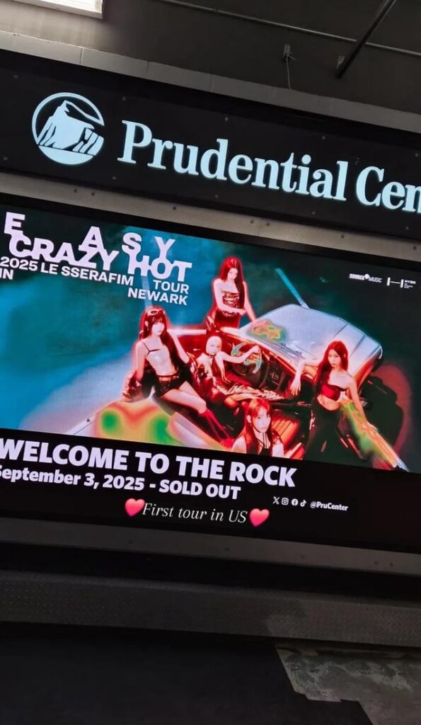 حفل Le Sserafim في نيوارك اليوم!