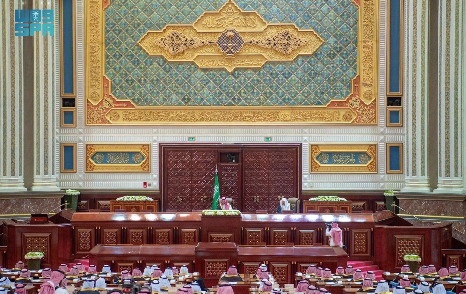 عام / نيابة عن خادم الحرمين الشريفين.. سمو ولي العهد يفتتح أعمال السنة الثانية من الدورة التاسعة لمجلس الشورى - وكالة الأنباء السعودية