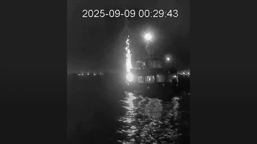 تونس .. مسيرة إسرائيلية تضرب سفينة إسبانية في ميناء سيدي بوسعيد