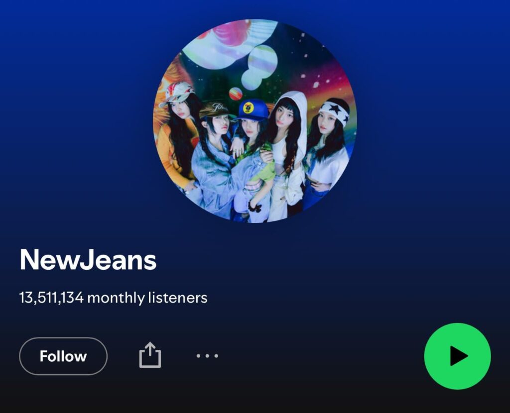 250916 أصبحت Newjeans مجموعة Gen Girl الرابعة مع أكثر المستمعين الشهريين في Spotify مرة أخرى ، على الرغم من عدم إطلاق أي موسيقى جديدة لمدة 15 شهرًا