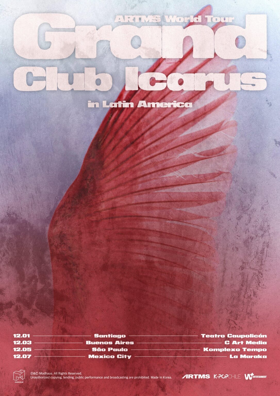 ARTMS - World Tour: Grand Club Icarus in America Latin